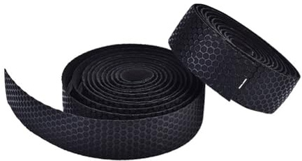 Genérico für Griffe - Honeycomb Sponge Bicycle Handle Windband | 2 Rollen Anti-slip Sponge Bar Tape für Straßenfahrräder