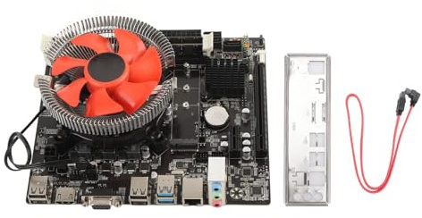 Hidyliu Set Scheda Madre B75, I5 3470 CPU 8 GB DDR3 RAM Scheda Madre CPU Combinata con Ventola di Raffreddamento, per Computer Desktop PC