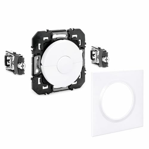 Kit prêt à poser commande volet roulant blanc – 600021 + plaque 600801 + griffes 600049 x2