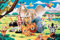 infactory Leuchtpuzzle: 500-teiliges Glow-in-The-Dark-Puzzle Tierwelt (Puzzle leuchtet im Dunkeln, als Spielware, Spielzeug, Mitbringsel)