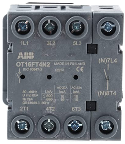 abb-entrelec OT16FT4 N2 – Schalter secciónador/secciónable 4-polig 25 A 16/16 a/A