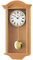 AMS Quarz Wanduhr mit Pendel , Massivholz Erle