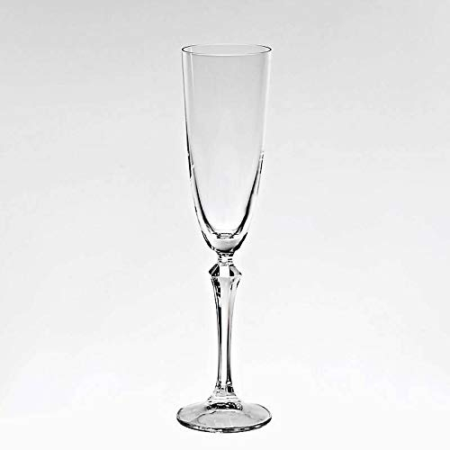 CRISTALICA Sektglas Elisabeth 200ml Sekttulpe Prosecco Champagnerglas Kristallglas klar