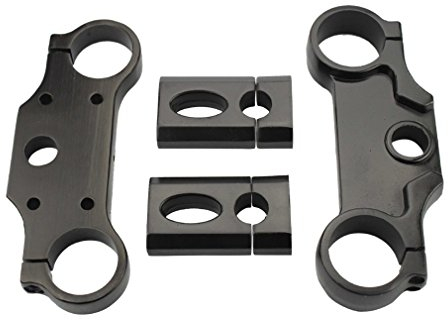GOOFIT Poignée de Guidon Casting Triple Arbre Remplacement pour Apollo Pitbike Dirt Bike