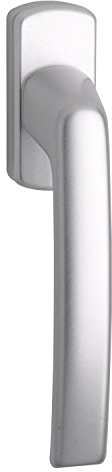 MACO Fenstergriff Harmony, verdeckt geschraubt für 7 mm gerichtet, silber eloxiert, 1 Stück,55821