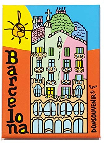 Magnet Barcelona · BATLLÓ-Haus VON GAUDÍ · Magnet FÜR KÜHLSCHRANK.