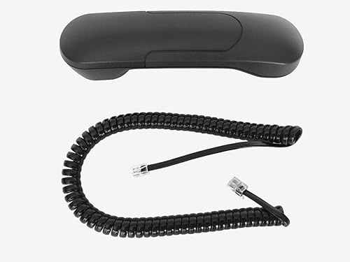 Récepteur portable avec câble bouclé pour Alcatel Lucent OmniPCX IP Touch Phone | 4008 4018 4019 4028 4029 4038 4039 4068 8028 8029 8038 8039 8058