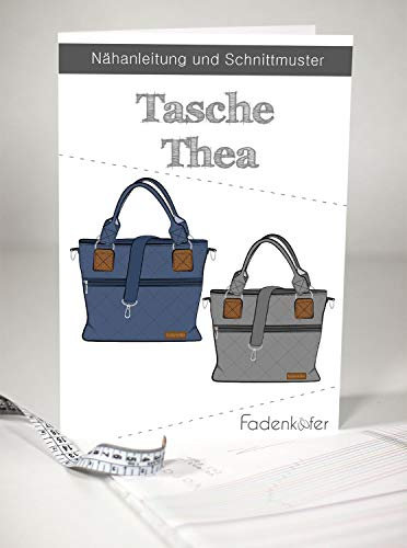 Schnittmuster Fadenkäfer Tasche Thea Papierschnittmuster
