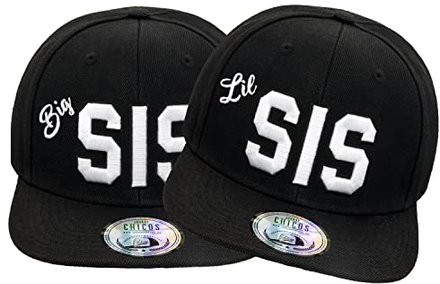 New Boy Girl NY New York süße Unisex Schwester Bruder Kindercap Hai Tiger Adler Prince Kinder Cap Snapback und Mütze 49-56cm Kopfumfang (One Size, Big-Sis-Lil-Sis2)