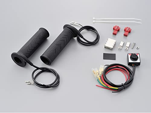 Daytona Beheizte Lenkergriffe für Motorrad, 22,2 mm, geschlossenes Endstück/elektrische Steuerung