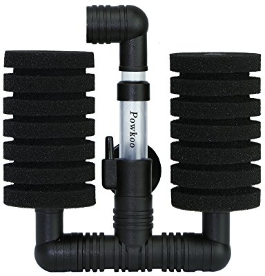 Powkoo Schwammfilter Luftheber Filter Aquarium für Biologische und Mechanische Filtration (20 to 110L)