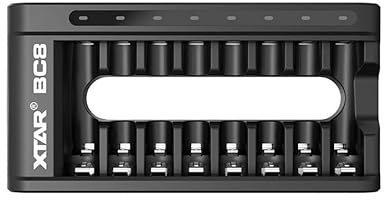 XTAR BC8 Akku Ladegerät R03 / AAA und R6 / AA Li-Ion 1 5V / NiMH