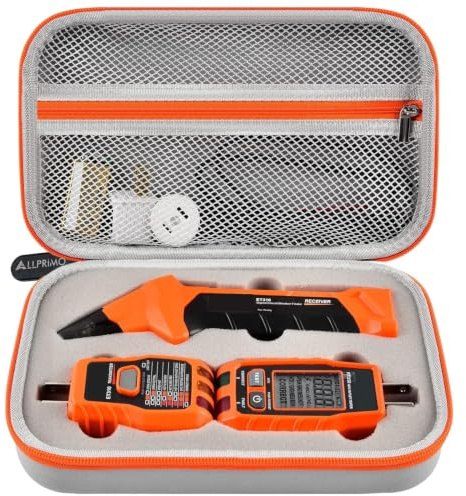 ALLPRIMO Custodia compatibile con Klein Tools ET310 AC Circuit Breaker Finder & 80041 Outlet Repair Tool Kit & RT250 GFCI Receptacle Tester. Utensili elettrici Storage Organizer Holder Bag (solo