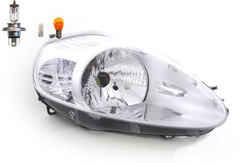 Johns, Scheinwerfer passend für Fiat Punto 199 07/08- rechts + Leuchtmittel