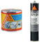 SIKA 428294 Cinta de butilo, Gris, Rolle á100mm & flex 521 UV, Blanco, Sellador multiusos poliuretano híbrido, Sellador adherente para sellados y uniones elásticos, resistente a la intemperie, 300ml