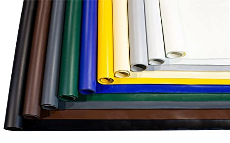 ANKO PLANEN Telo copertura PVC 700 g/m² pesante – impermeabile, antistrappo, resistente UV; telone tipo camion per giardino/industria/piscina/rimorchio (blu, 3 m x 4 m)