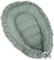 PIMKO Babynest mit rüschen Babynestchen für Baby Kuschelnest Babykokon für Säuglinge und Neugeborene 100% Baumwolle Nestchen geeignet für Zuhause 55 x 90 cm (Pistazie)