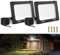 Viugreum 2 Pack 100W Led Strahler Außen 8000LM Flutlicht Aussen IP65 Aussenstrahler 5000K Fluter Kaltweiss Scheinwerfer Flutlichtstrahler mit 50cm Cable fur Hinterhof Auffahrt Garage Flur
