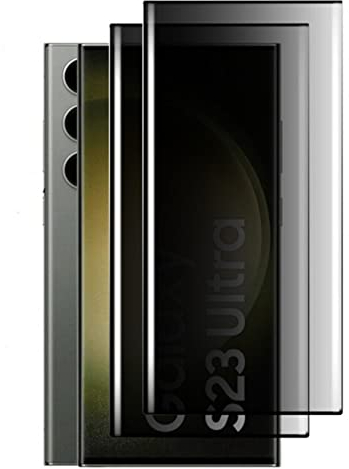 3 Pièces Verre Trempé Anti Espion pour Samsung Galaxy S10, Privacy Film de Protection D'écran Complet 3D Vitre Protecteur pour Samsung Galaxy S10