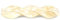 QinGoo Creme Celluloseacetat Barrette Automatische Haarspangen Exquisite Haarschmuck für Medium Kurz Mittlere Haar 1stück(9cm*2.2cm,Cream)