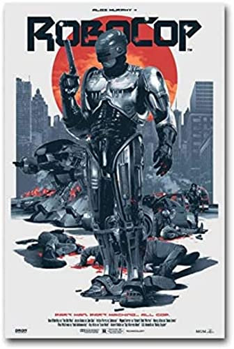 Poster Robocop-Poster, Vintage-Filmposter, Wandkunst, Bilder, Leinwand, Gemälde, Poster Und Drucke, Heimdekoration 50X70Cm Kein Rahmen