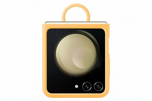 Samsung Galaxy Official Silicone Case with Ring for Z Flip5, Apricot