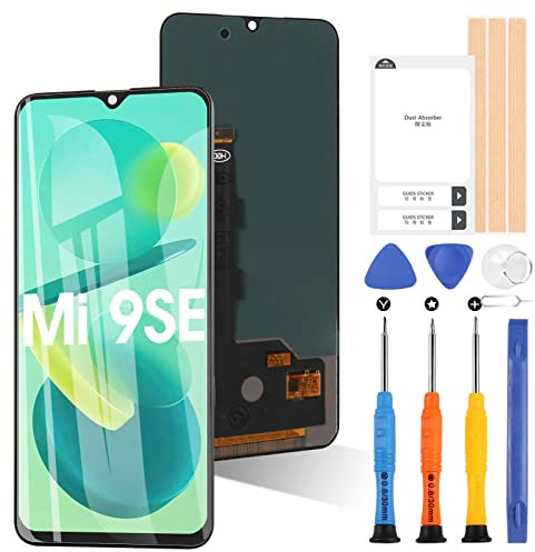 ARSSLY Pantalla LCD para Xiaomi Mi 9 SE LCD Display M1903F2G Digitizer Touch Screen Asamblea con Herramientas (Negro, No para Mi 9)