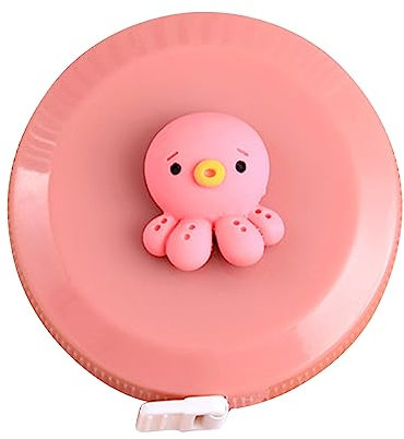 Mètre ruban rétractable pour enfants - 152,4 cm - 1,5 m - Mini mètre ruban doux et mignon pour couture - Règle de poche en tissu - Outil de mesure rétractable