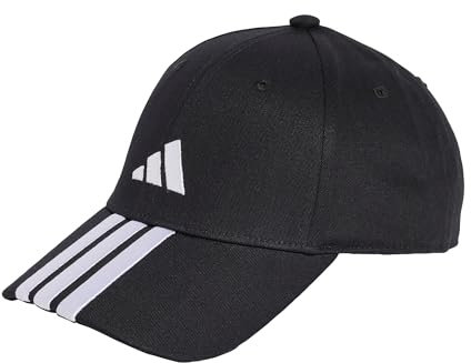 adidas Unisex - Adulto Bball 3S cap New Logo, Black/White, XS