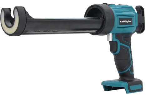 Cordless Caulking Gun, 4 Speeds Battery Operated Rechargeable Caulk Gun with LED Light, for Home Renovations, Kitchen Countertop