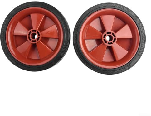 Cloudpower Lot de 2 roues de rechange pour compresseur d'air, faciles à installer, polyvalentes Roues de Compresseur d'Air, absorbantes, antidérapantes, résistantes aux chocs (12,7 cm)