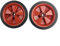 Cloudpower 2 ruote di ricambio per compressore d'aria completo di viti, facili da installare, versatili, assorbenti, antiscivolo ruote di ricambio di rinforzo per compressore d'aria (12,7 cm)