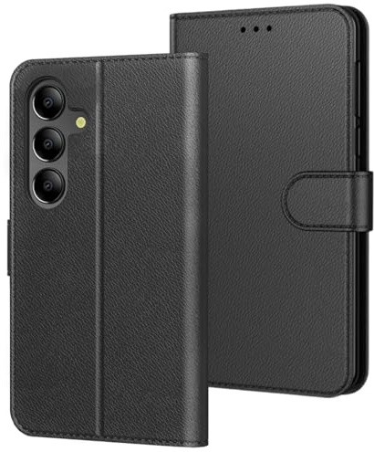 Générique Coque pour Samsung Galaxy A13 5G/ A04S, [Housse en Cuir PU Premium] [Etui à Rabat] [Pochette de Portefeuille], Étui de Protection pour Samsung Galaxy A13 5G / A04S (Noir)