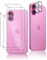 Funrae Rückseite Schutzfolie für iPhone 16 6.1 für Panzerglas Rückseite mit Kameraschutz [2+2 PCS], 9H Härte Zurück Glasfolie, Hinten Schutzglas HD Klar Anti-Kratzen Back Film Kamera Folie