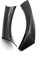 DEMULAX 2pcs Car Accessories Carbon Texture Left Right Door Handle Pull Cover Trim, For BMW, for 3 Series E90 E91 E92 316 318 320 325 328i Interior Door Handle(Carbon texture left)