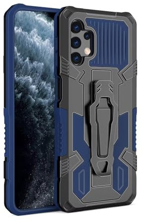 WOWUDI Case for iPhone 6s Plus with Belt Clip,[Military Grade Anti-Drop] Dual Layer PC + TPU Rugged with Stand Cover Case for iPhone 6s Plus- Blue