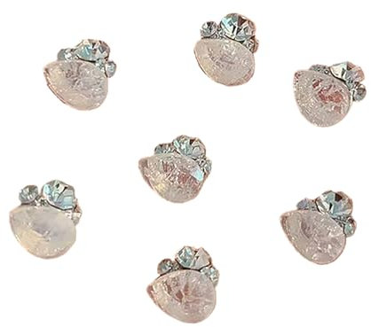 Yawdil Strass d'art de Clou, Pierres précieuses instantanées Superbes de Clou de Diamant en Cristal et Bijoux de Perle de Clou du Cristal 3D de Strass