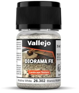 Vallejo AV Diorama FX 35ml - Landschaftstexturen Alkalisches Weiß 1-2mm