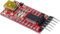 GTIWUNG 4 Piezas FTDI Adaptador FT232RL USB a TTL Serial Adaptador Convertidor 3.3V/5.5V Module Módulo Convertidor