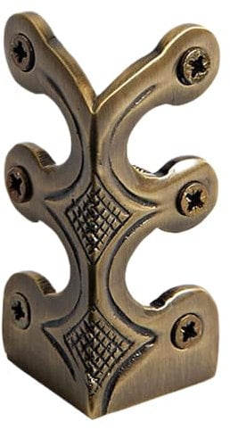 Bronze Baseboard Corner Protectors - 2 Pieces Solid Brass Skirting Board Metal Corner Protectors For Home Decor