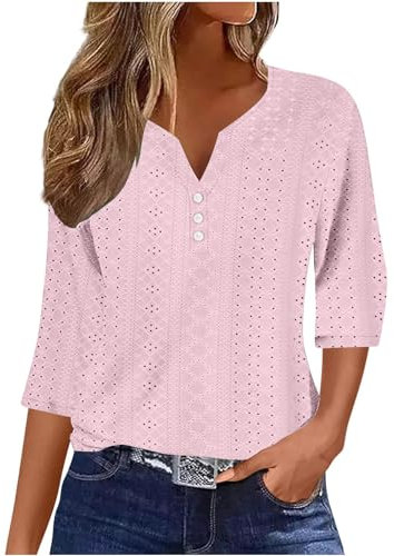 Tunic Tops Ladies Summer Tees Half Sleeve V Neck Casual Shirts White Tops Pleated Floral Printed Tunic Blouse Shirts