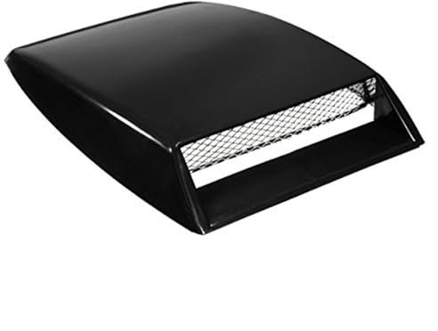 Tubo Aspirazione Aria Per copertura di ventilazione universale cofano cofano scoop flusso d'aria automatico nero