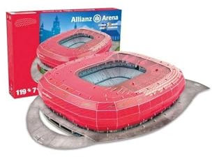 3D Stadion-Puzzle – Allianz Arena München (119 Teile)