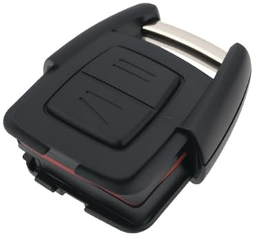 Briny River 1PC Auto 2 Tasten Funkschlüssel 433 MHz Sender mit Elektronischer Karte Kompatibel mit Opel Kompatibel mit Zafira