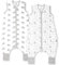 Mama Cheetah Kleinkind Schlafsack mit Füßen, 1,0 TOG Bio-Baumwolle Baby Wearable Decken mit Beinen, Baby Schlafsack für Walker, Early Walker 6-18 Monate