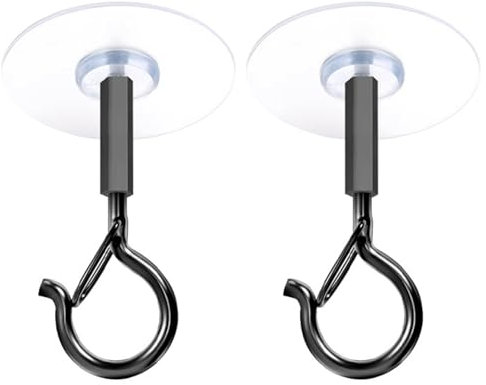 Gancio adesivo da soffitto - Ganci adesivi funzionali per appendere | 2 ganci da parete adesivi da soffitto | ganci da soffitto senza trapano | ganci adesivi selff per striscioni, palloncini
