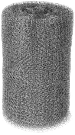 BESTYASH 1 Roll Stainless Steel Wire Mesh Garden Hole Gap Blocker Mouse Hole Filler Easy Installation for Plant Protection Sturdy and Against Pests