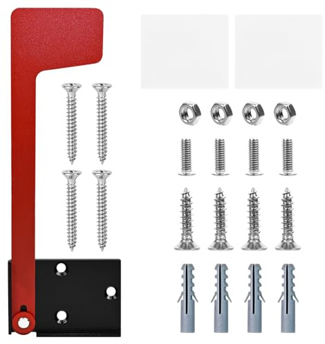 Mailbox Flag Replacement Kit - Galvanized Steel Flag Holder for Mailbox Door, Two-Way Installation for Wood, Wall, Metal or Stone Mailboxes