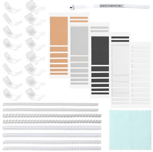 30 Pack Invisible Ring Size Adjuster for Loose Rings, 3 Styles Comfortable Ring Resizer Tightener Adjusters, Universal Rings Size Reducer Set for Women and Men
