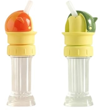 2 Pcs Bottle Straw Lid Water Bottle Top Adapter | Versatile, Safe Sip, Portable Design, Storage Caps